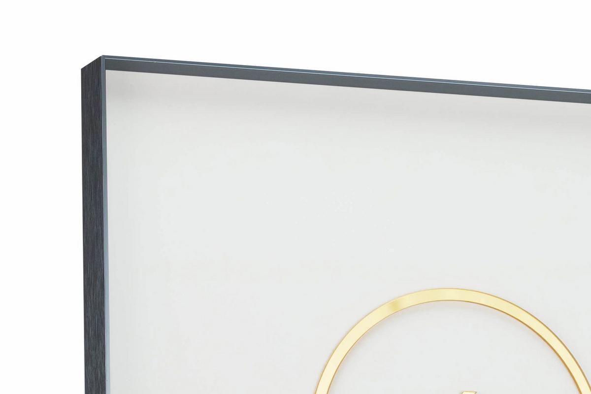 WANDBILD Gold 40/60 cm - Goldfarben/Schwarz, Glas (1.43/60cm) - KUNSTLOFT