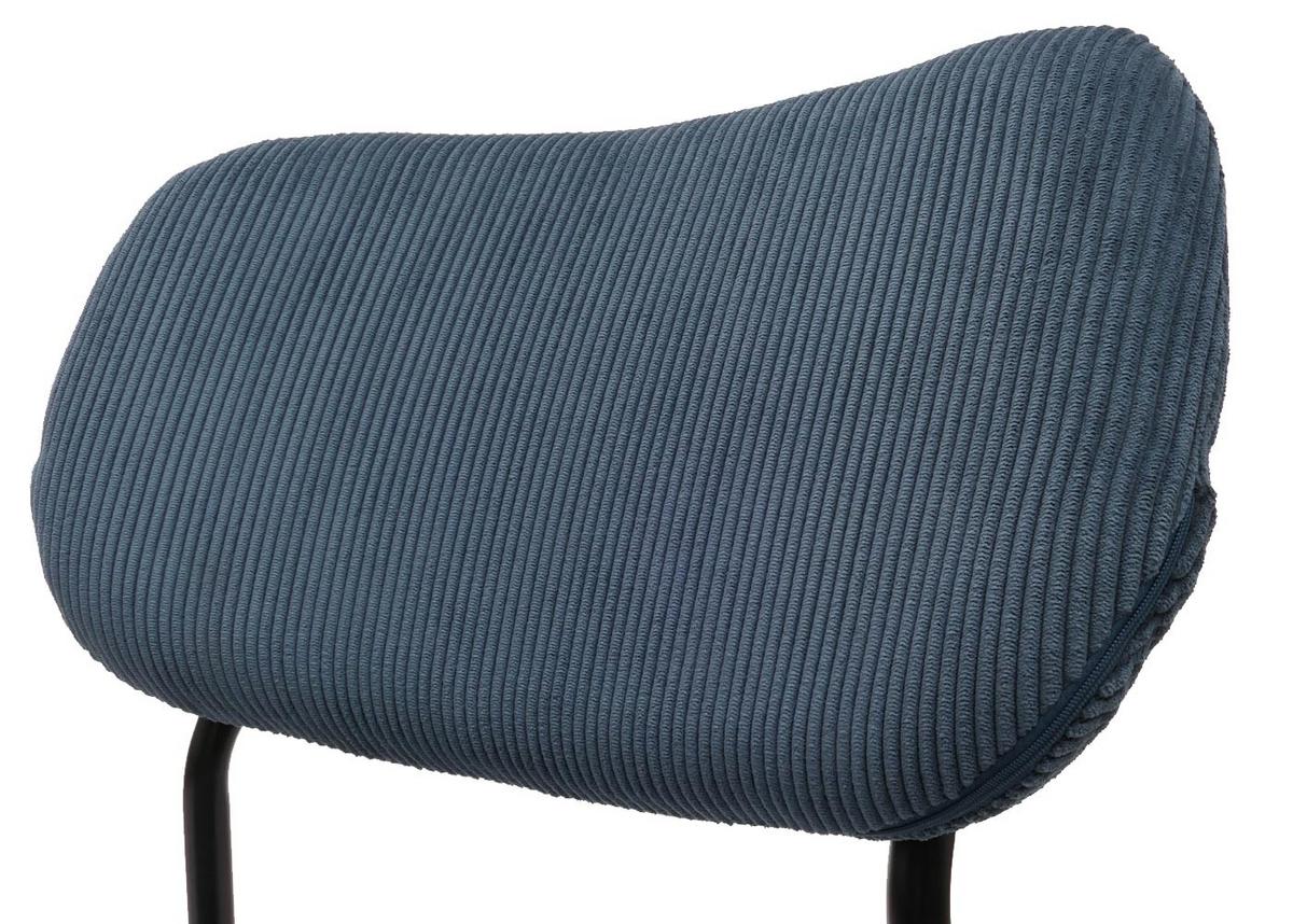 ESSZIMMERSTUHL Blau 2er-Set - Blau, Textil (44/83/52cm) - MCW