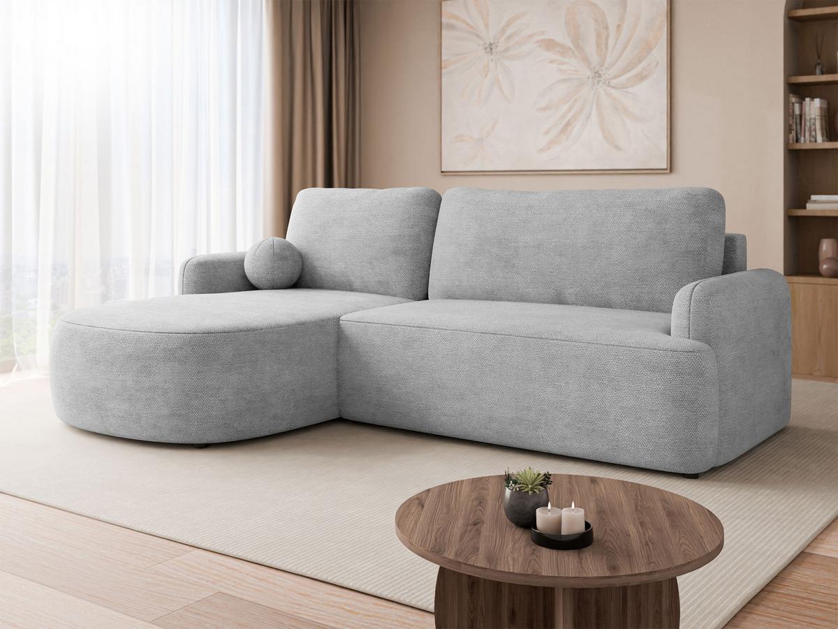 ECKSOFA Loridu, Seite: Links - Schwarz/Grau, Holz/Kunststoff (250/174cm) - MIRJAN24