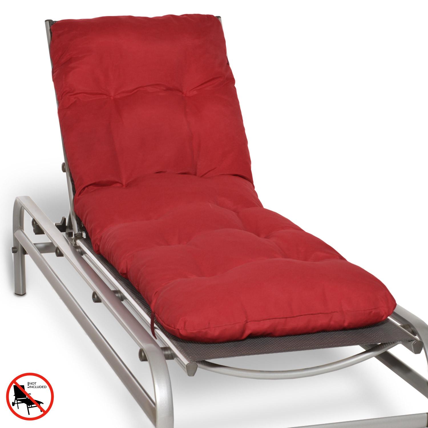 ROLLIEGENAUFLAGE Flair RL 190/60/8cm Rot - Rot, Textil (60/8/190cm) - Beautissu 