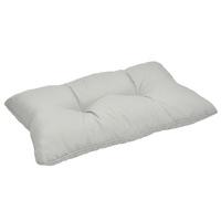 LOUNGEKISSEN Xluna Rücken 50/40/12 cm Hellgrau - Hellgrau, Textil (50/40/12cm) - Beautissu 