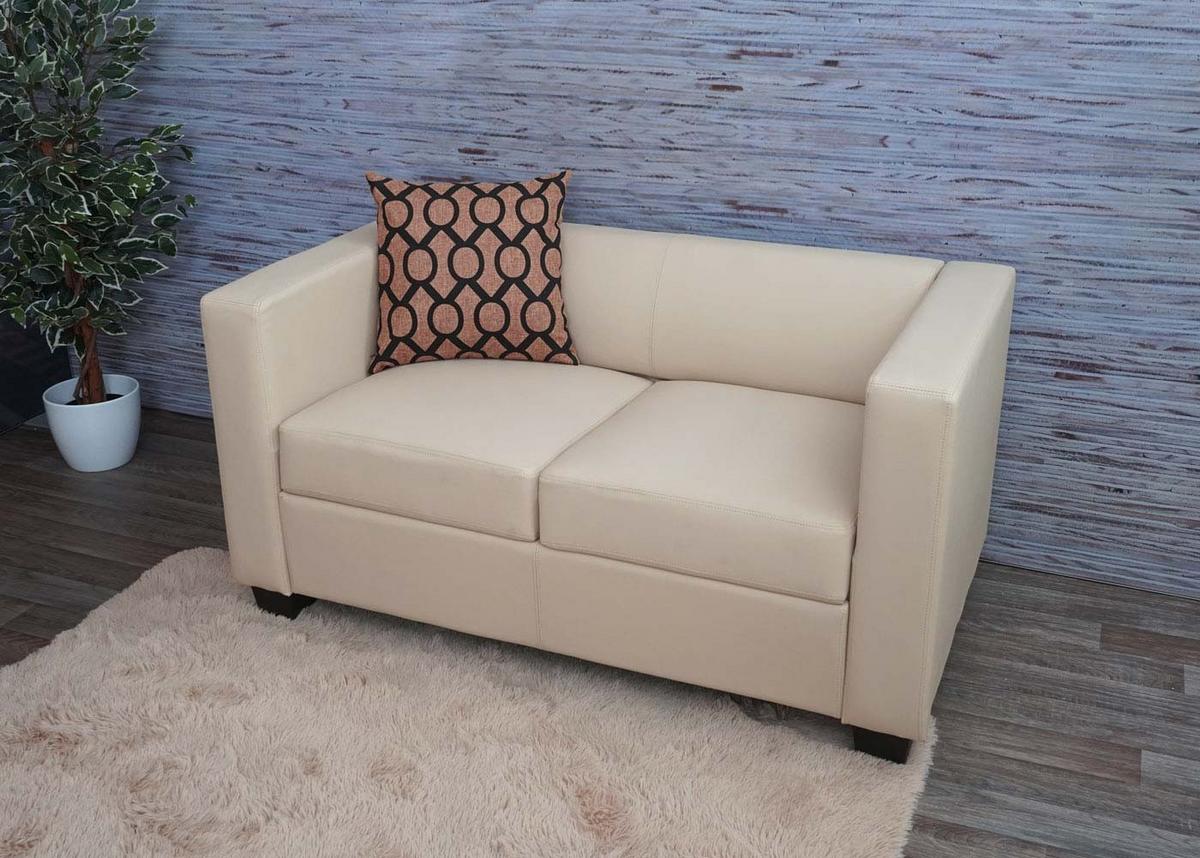 2-SITZER-SOFA Beige - Beige/Creme, Textil (137/70/75cm) - MCW