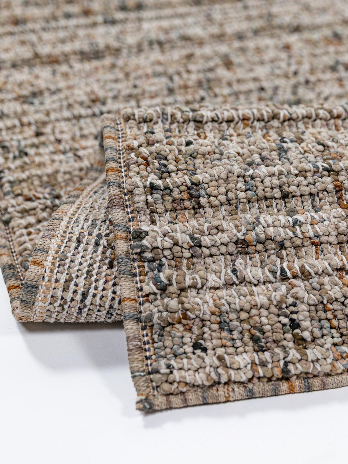 TEPPICHLÄUFER BOLLIN, Bouclé-Optik, Greige, 80 x 230 cm - Beige, Textil (80/230cm) - KADIMA DESIGN