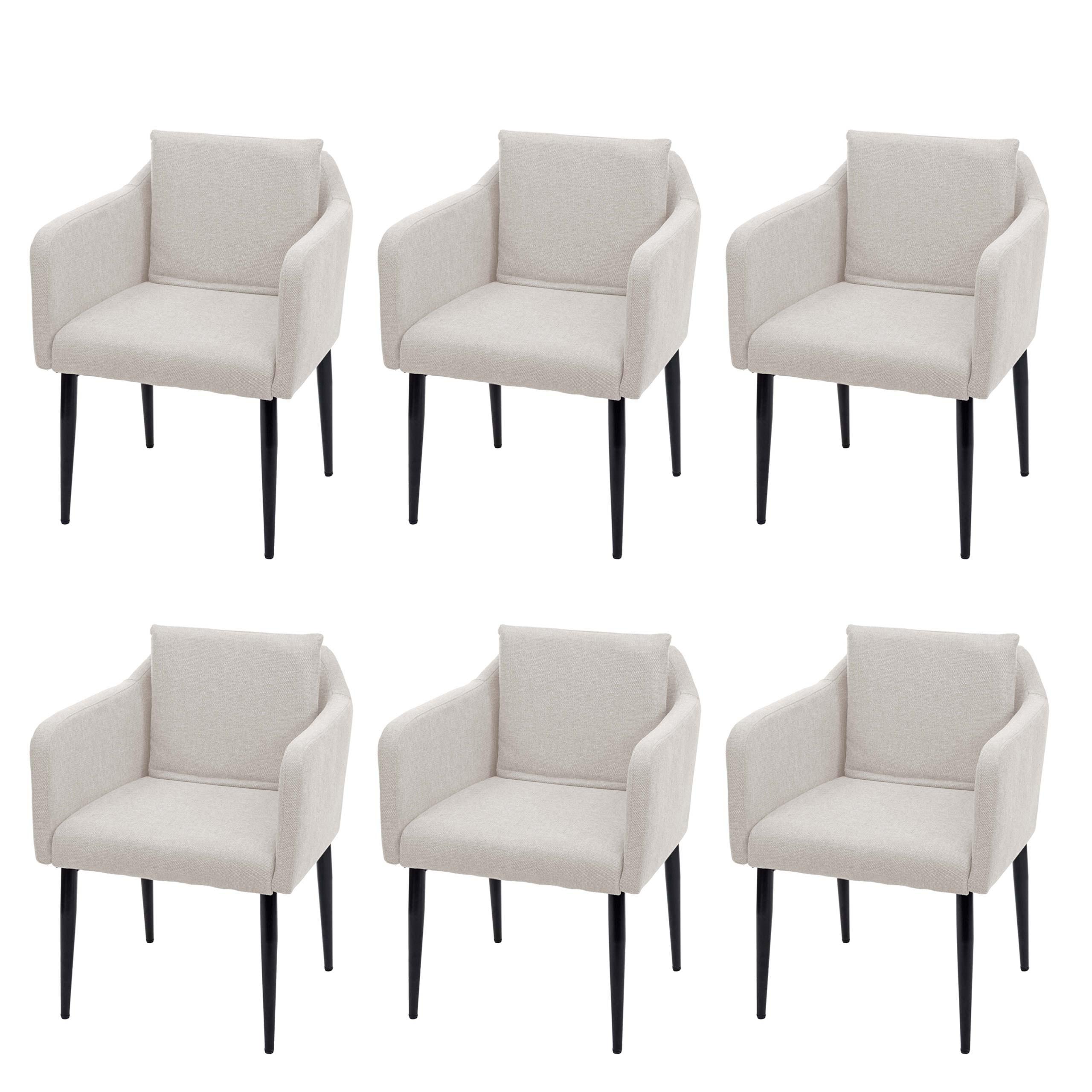 ESSZIMMERSTUHL Beige 6er-Set - Beige, Textil (60/86/65cm) - MCW