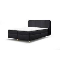 BOXBETT Alize - Schwarz, Holzwerkstoff/Textil (120/200cm) - Fun Möbel