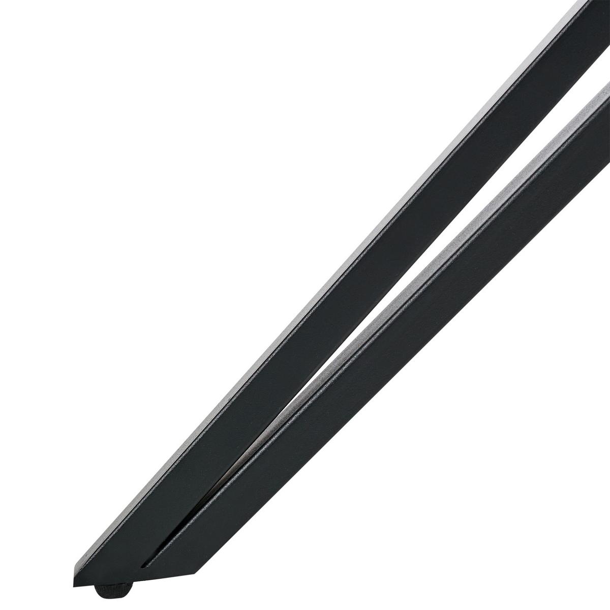 ESSZIMMERSTUHL 2er-Set Kunstleder Dunkelgrün Sansarc - Schwarz/Grün, Kunststoff (57/85/59cm) - Beliani