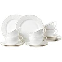 KAFFEESERVICE Isabella creme 18-tlg. - Creme, Keramik (18/22/28cm) - Ritzenhoff Breker
