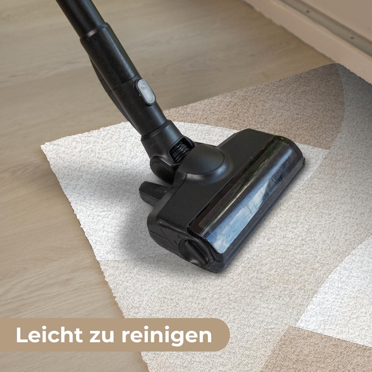 FUSSMATTE Braun - Japandi - Abstrakt Schmutzfangmatte 60x40 cm - Beige, Kunststoff (60/0.4cm) - MuchoWow