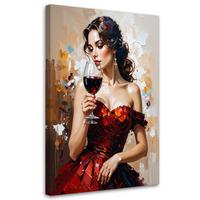 LEINWANDBILD Menschen & Charaktere 40x60cm - Braun, Textil (40/60cm) - Feeby