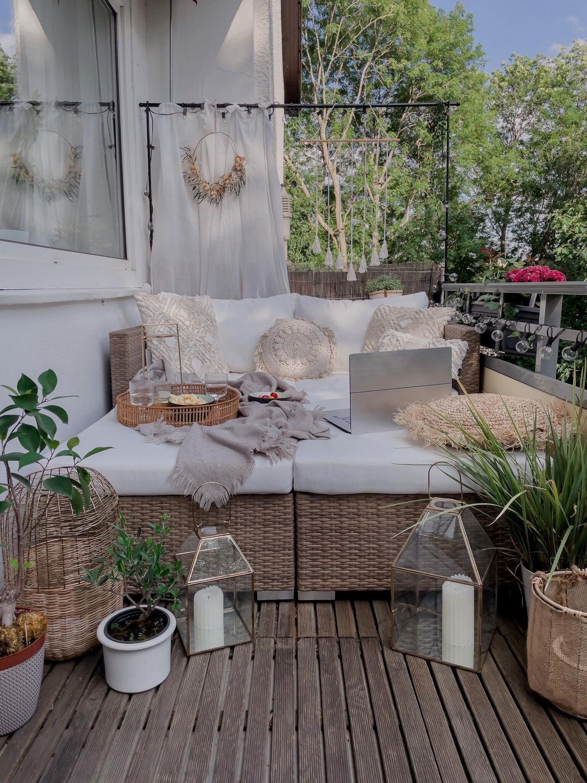 LOUNGE-SET 2-sitzer Rattan Hellbraun Noto - Braun, Kunststoff - Beliani