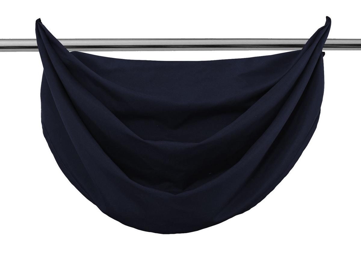 VORHANG ZAGREB HxB 245x140 cm Dunkelblau - Dunkelblau, Textil (140/245cm) - Gardinenbox