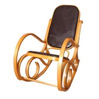 SCHAUKELSTUHL Eiche Dekor, Braun - Eichefarben/Braun, Holz (55/90/96cm) - MCW