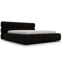 POLSTERBETT Mellow 160x200 Schwarz - Schwarz, Textil (160/200cm) - Graingold