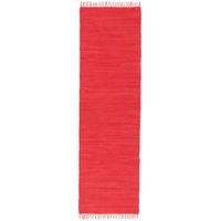 BAUMWOLLE NATUR TEPPICH LÄUFER JOLLY COTTON - Rot, Textil (90/160cm) - Pergamon