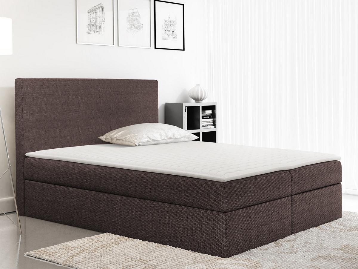BOXBETT Basic - H3 - Braun, Holz (160/200cm) - MIRJAN24