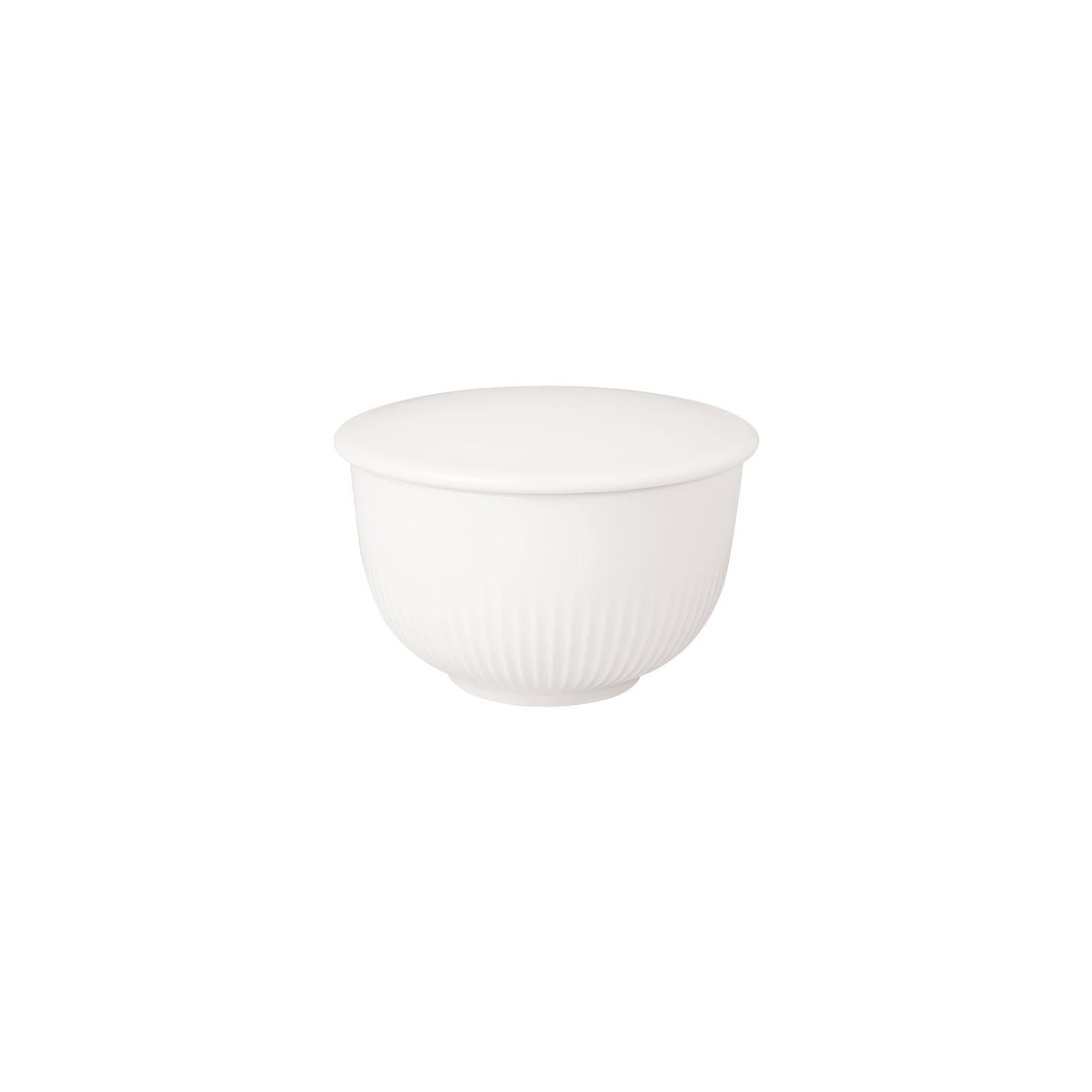 ZUCKERDOSE Afina weiß 90 ml - Weiß, Keramik (9.1/6.1cm) - Villeroy & Boch