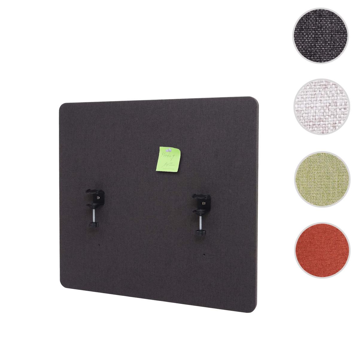 AKUSTIK-TISCHTRENNWAND Braun - Braun, Textil (65/60/2cm) - MCW