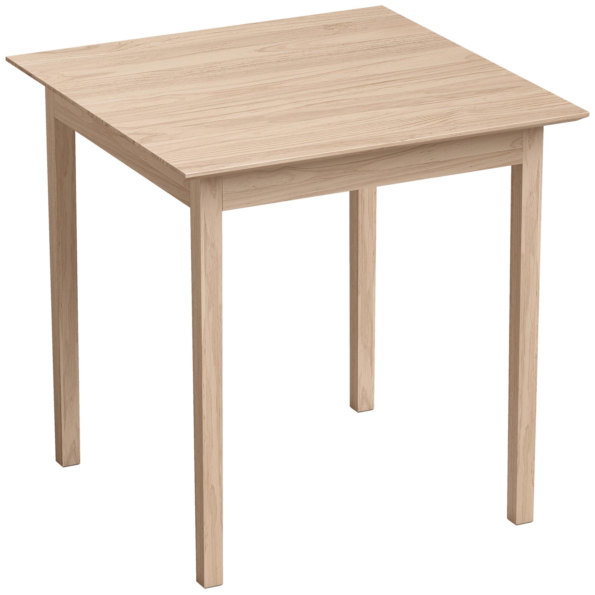 ESSTISCH Kiefernholz Naturholz - Naturfarben, Holz (75/75/76cm) - HOMCOM