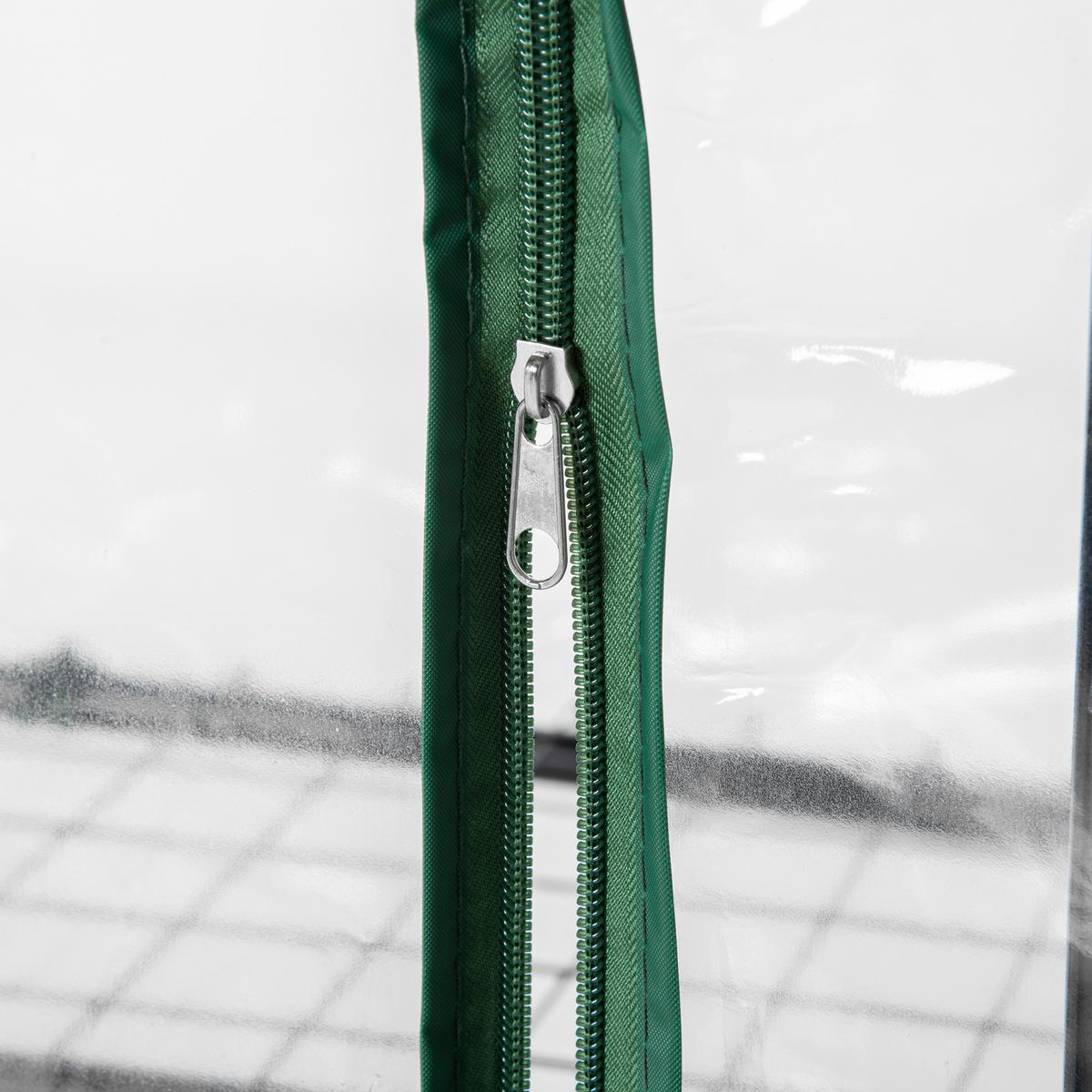 FOLIENGEWÄCHSHAUS, Stahl, Transparent - Transparent, Metall (50/165/69cm) - Outsunny