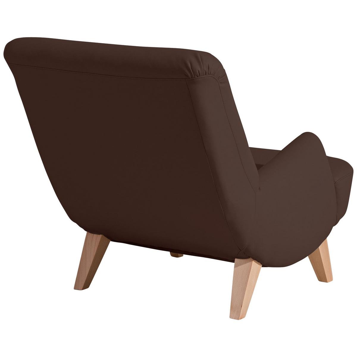 COCKTAILSESSEL Kajsa Kunstleder braun - Braun, Kunststoff (71/80/101cm) - 58aufmkessel