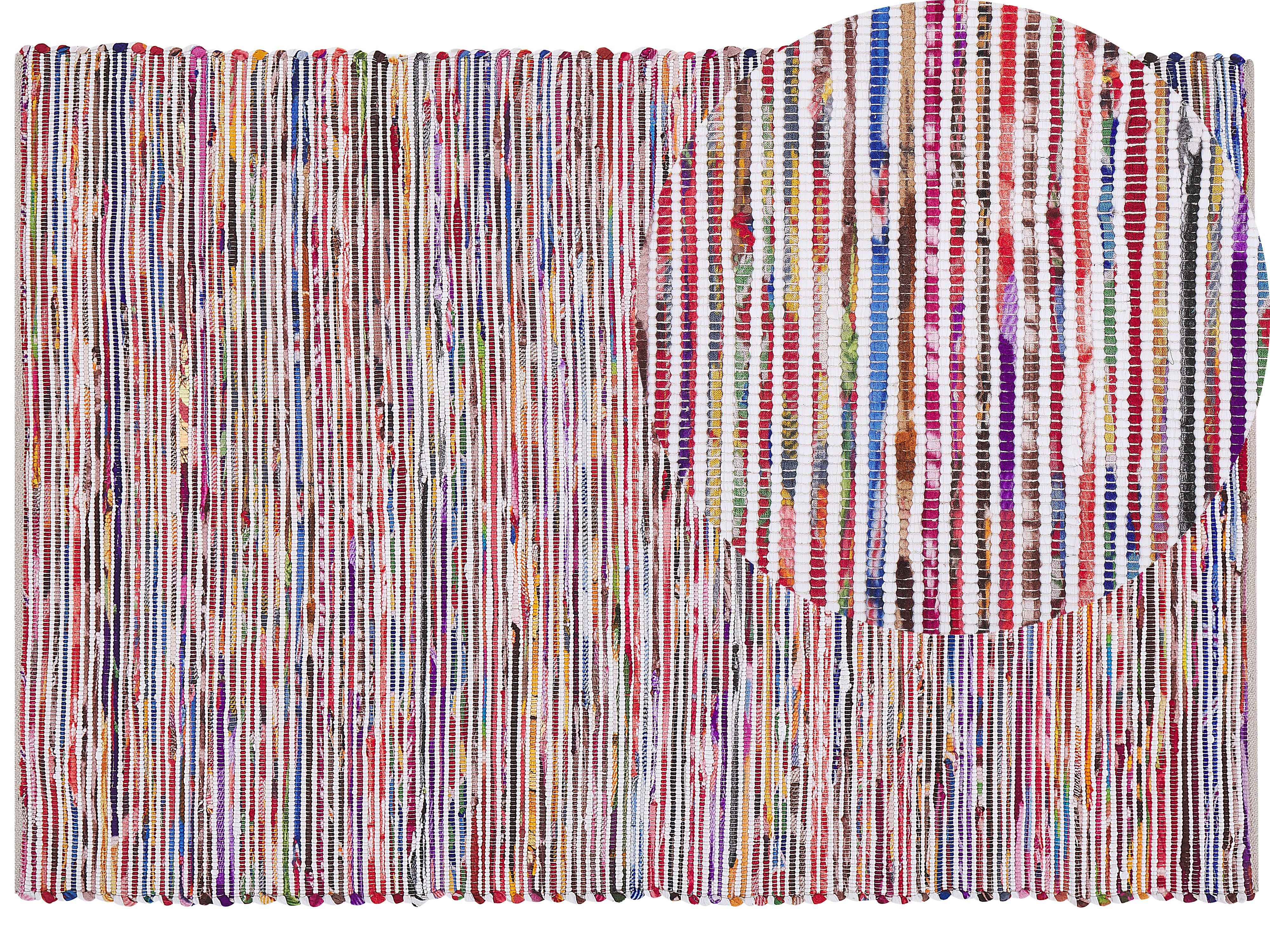 TEPPICH geflochten Bartin 230/160 cm - Multicolor, Kunststoff (160/230cm) - Beliani