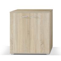 KOMMODE MICHELE 71/75/35 cm mit 2 Türen Sonoma Eiche - Sonoma Eiche, Holzwerkstoff (71/75/35cm) - MASSENO