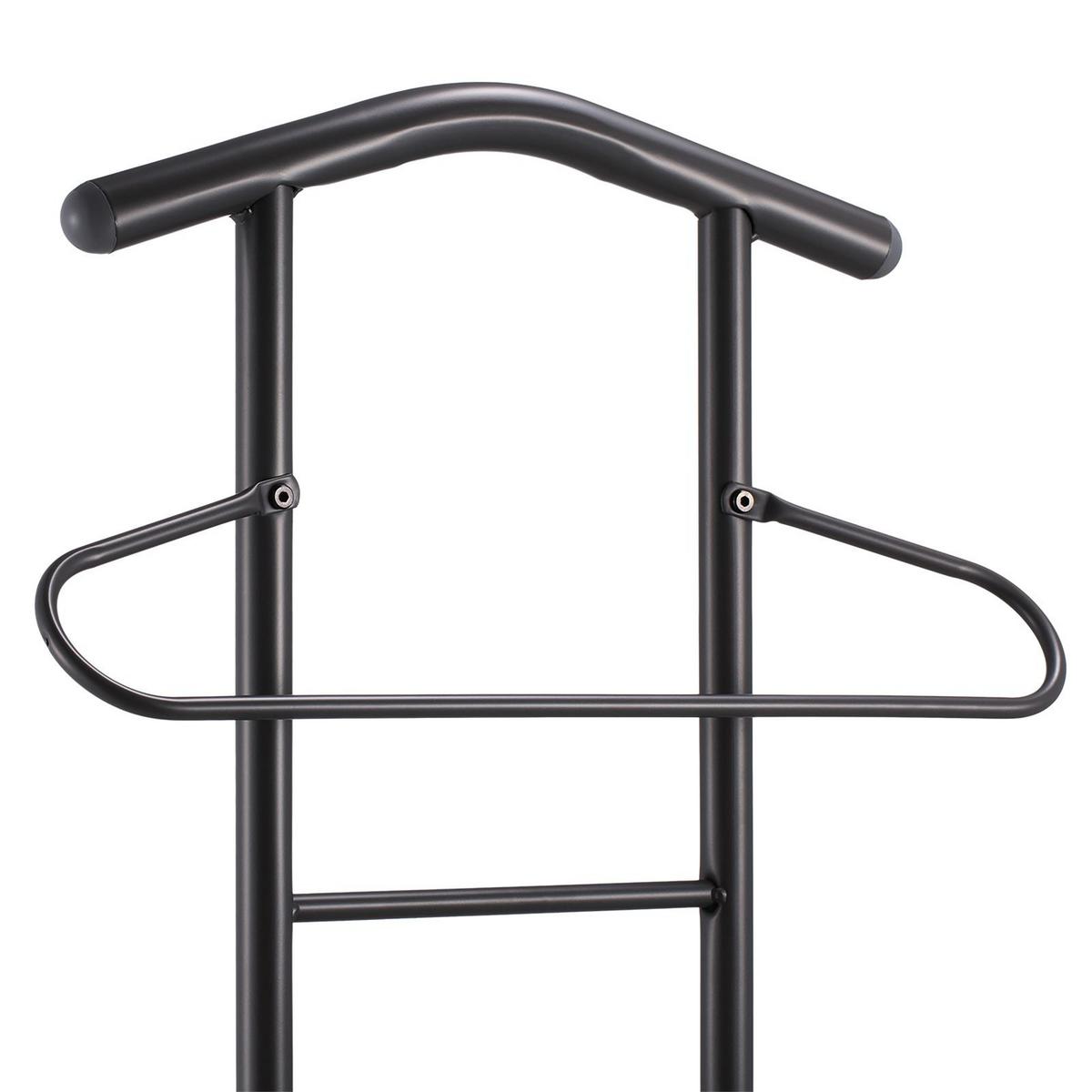 HERRENDIENER JIVO grau/grau - Grau, Metall (53/121/47cm) - CARO-Möbel
