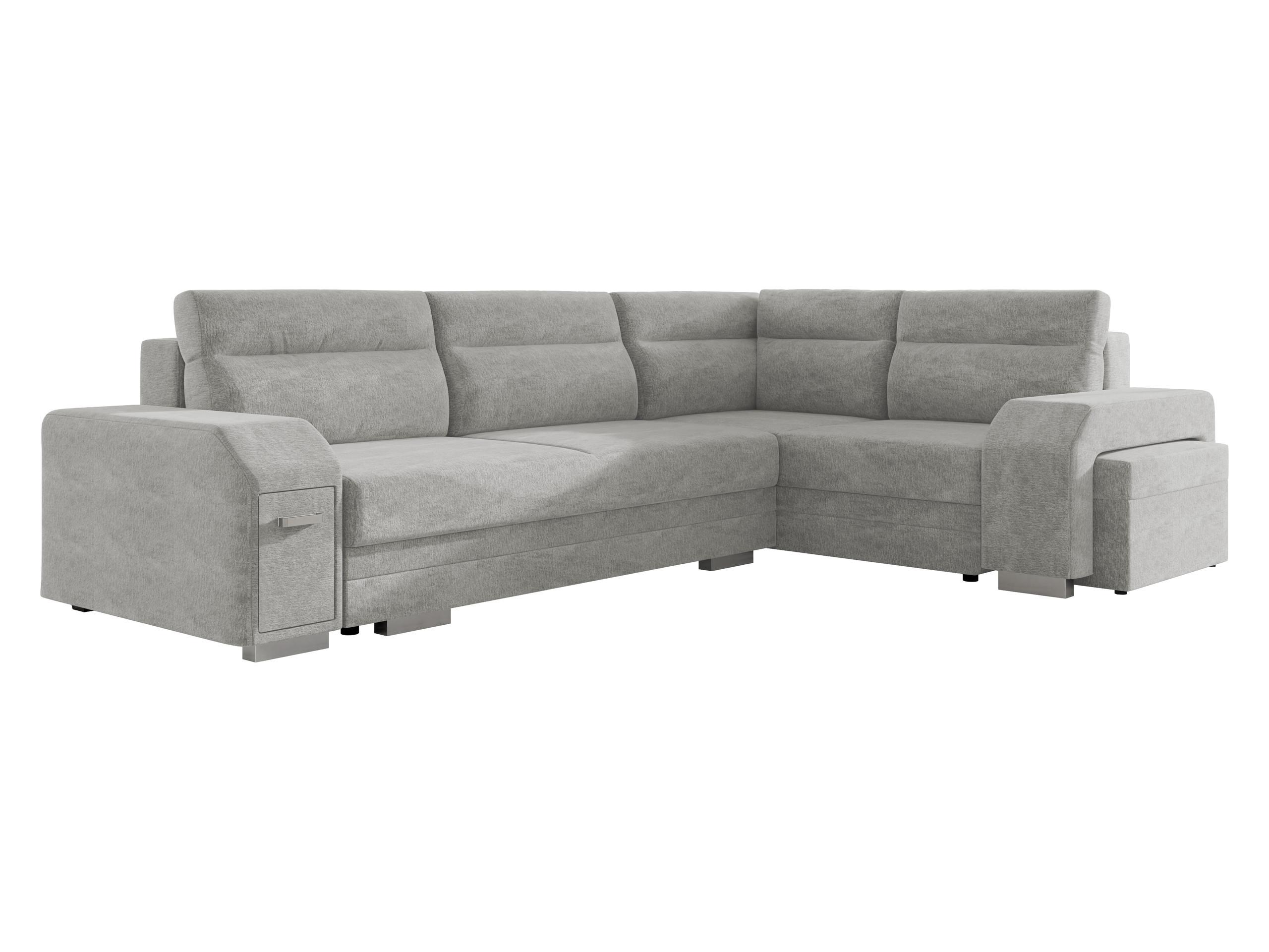 ECKSOFA Alvares, Seite: Rechts - Hellgrau, Holz/Kunststoff (305/205cm) - MIRJAN24