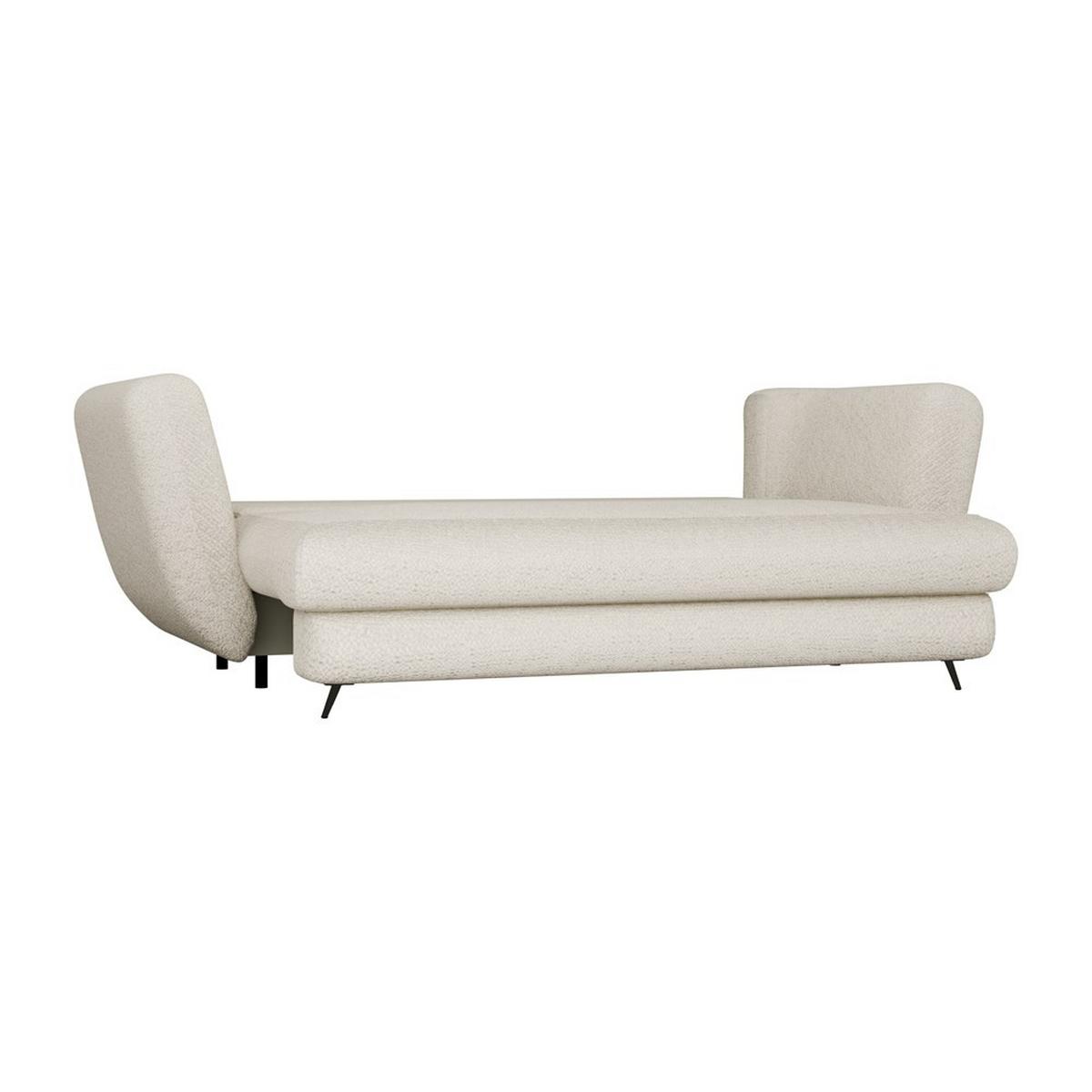 SOFA Beige, Schwarz 248/99/104 - Beige/Schwarz, Holzwerkstoff (248/99/104cm) - RAUMHIRSCH FURNITURE