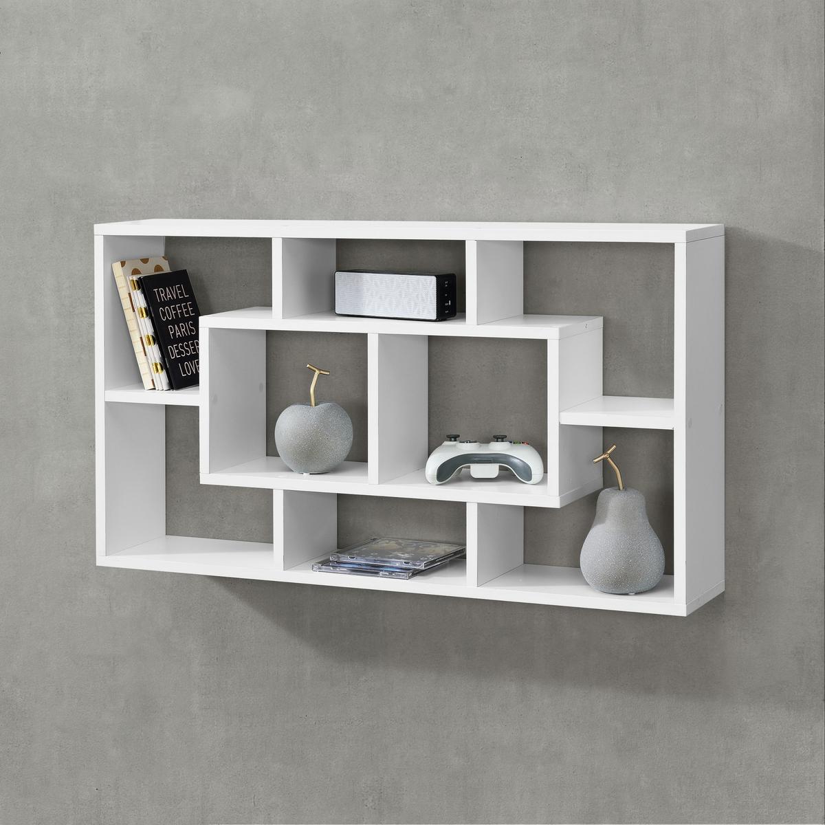 WANDREGAL Saputit - Weiß, Holzwerkstoff (85/48/16cm) - [en.casa]