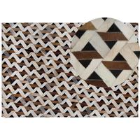 KURZFLOR-TEPPICH Tuglu 230/160 cm - Braun, Fell (160/230cm) - Beliani