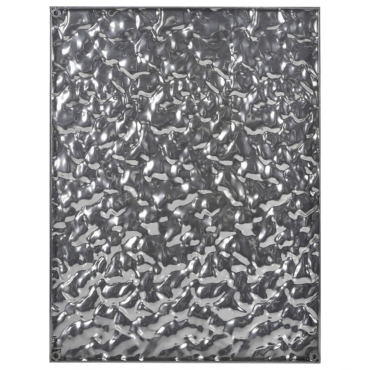 WANDOBJEKT Silber Coimbra - Silberfarben, Metall (60/79/2cm) - Beliani