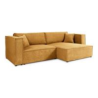 SOFA Jimmy 3 Sitzplätze Gelb - Gelb, Holz (245/77/148cm) - Petits-meubles
