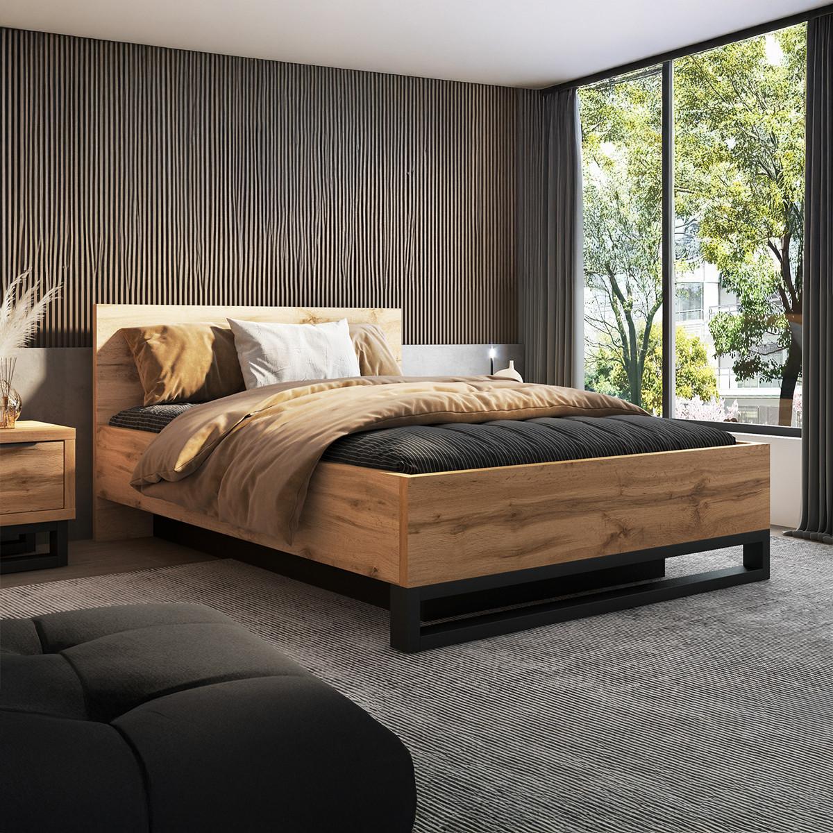 BOXBETT 140/200 Eden Holz - Braun, Holzwerkstoff (140/200cm) - Petits-meubles