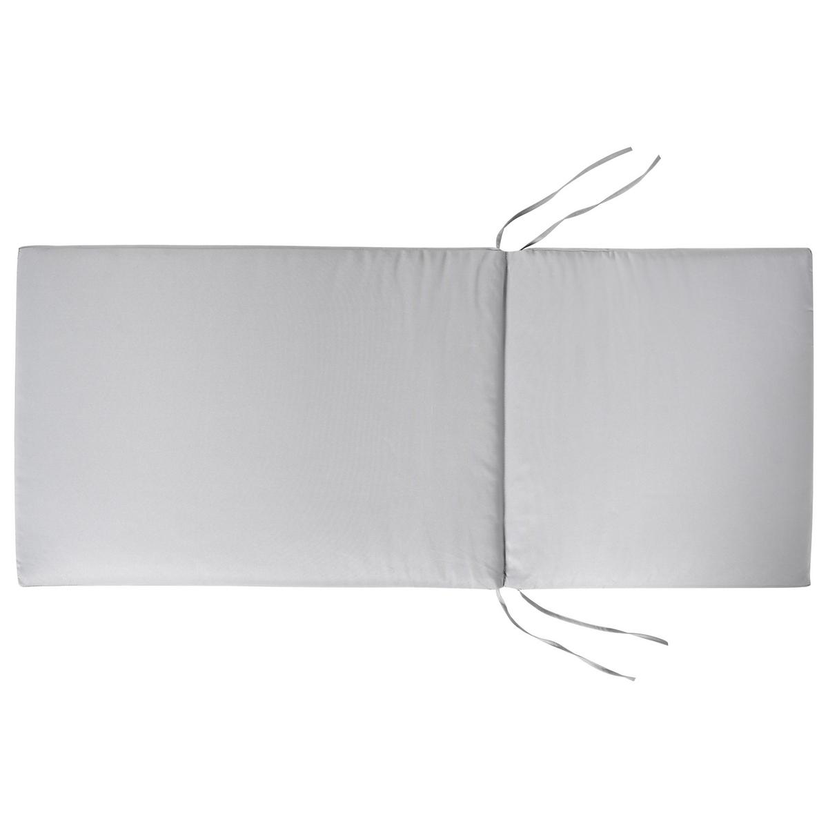 OUTDOOR-SITZKISSEN 6er-Set Hellgrau 50/45 cm Java/Amantea Premium - Hellgrau, Textil (71/71/50cm) - Beliani