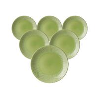 DESSERTTELLER Banda Grün ø 21 cm 6er Set - Grün, Keramik (21cm) - Ritzenhoff Breker