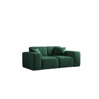 SOFA Celes Premium 2-sitzer Opera Velvet - Grün, Holzwerkstoff/Textil (186/73/88cm) - Fun Möbel