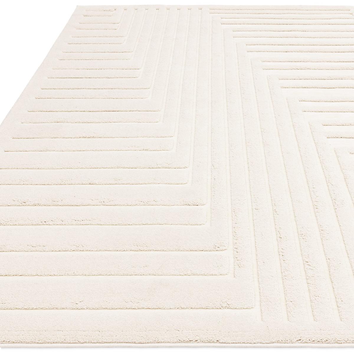 TEPPICH EDEN-Lazonby, geometrisch, Elfenbein, 200 x 290 cm - Champagner, Textil (200/290cm) - KADIMA DESIGN