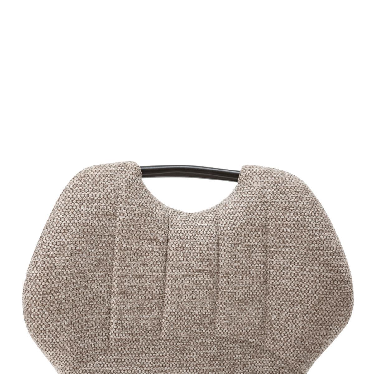 ESSZIMMERSTUHL Muli Braun 48/58/86 cm 4er-Set - Braun, Textil (58/86/48cm) - Calicosy