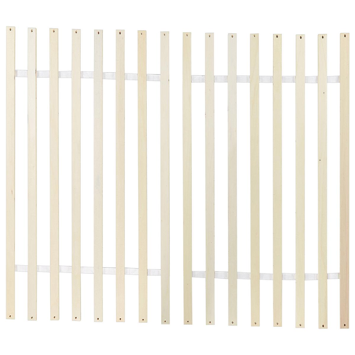 BETT mit Lattenrost 120/200 Kiefernholz Hellbraun Echallon - Hellbraun/Braun, Holz (120/200cm) - Beliani