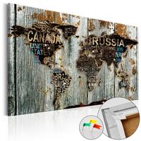 PINNWANDBILDER Braun 90/60 cm - Braun/Grau, Naturmaterialien/Textil (90/60cm) - KUNSTLOFT