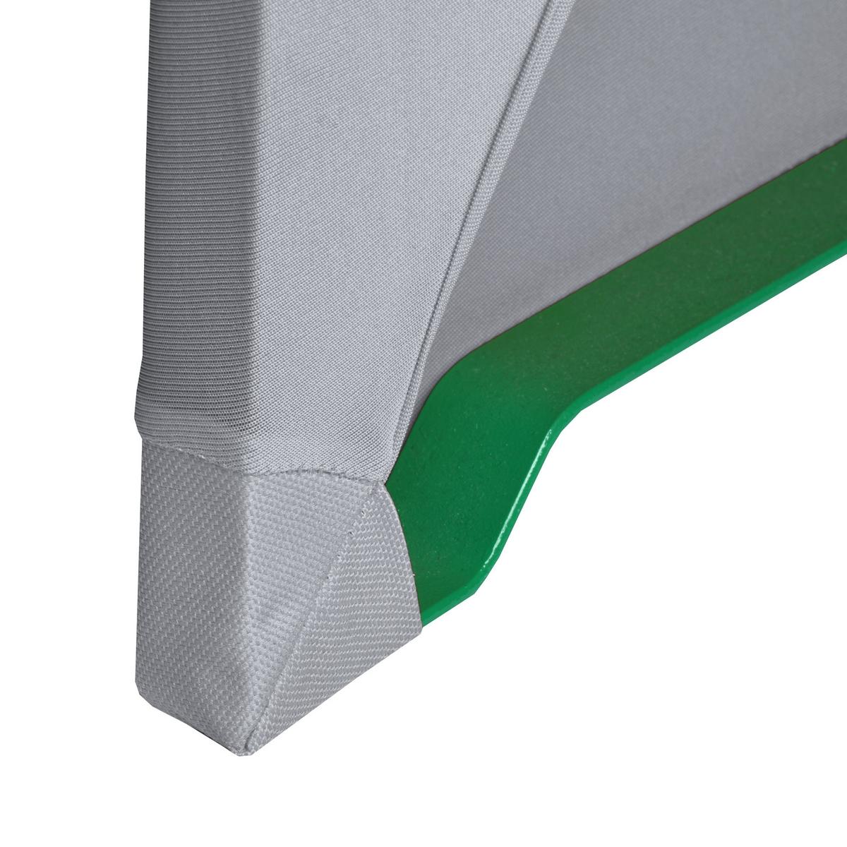 BIERTISCHHUSSE Victoria 50cm Stretch Silber Grau (3tlg) - Silberfarben, Textil (50/220cm) - Beautissu 