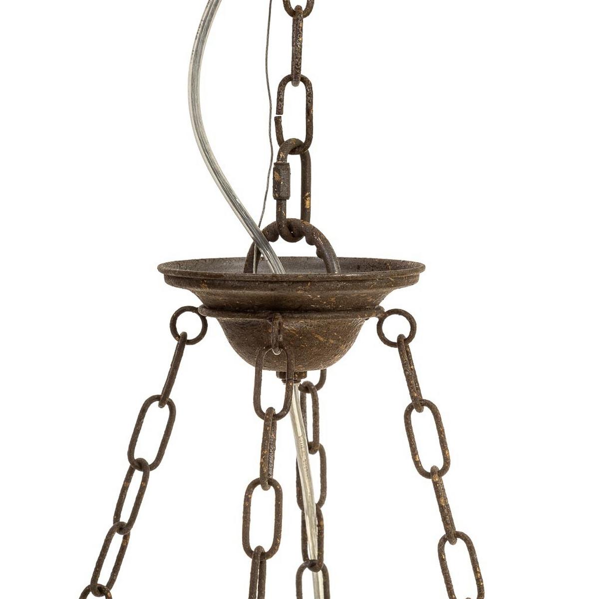 LAMPE aus Holz und Metall mit antikem Finish - Weiß, Holz (75/75/33cm) - Wanderlust