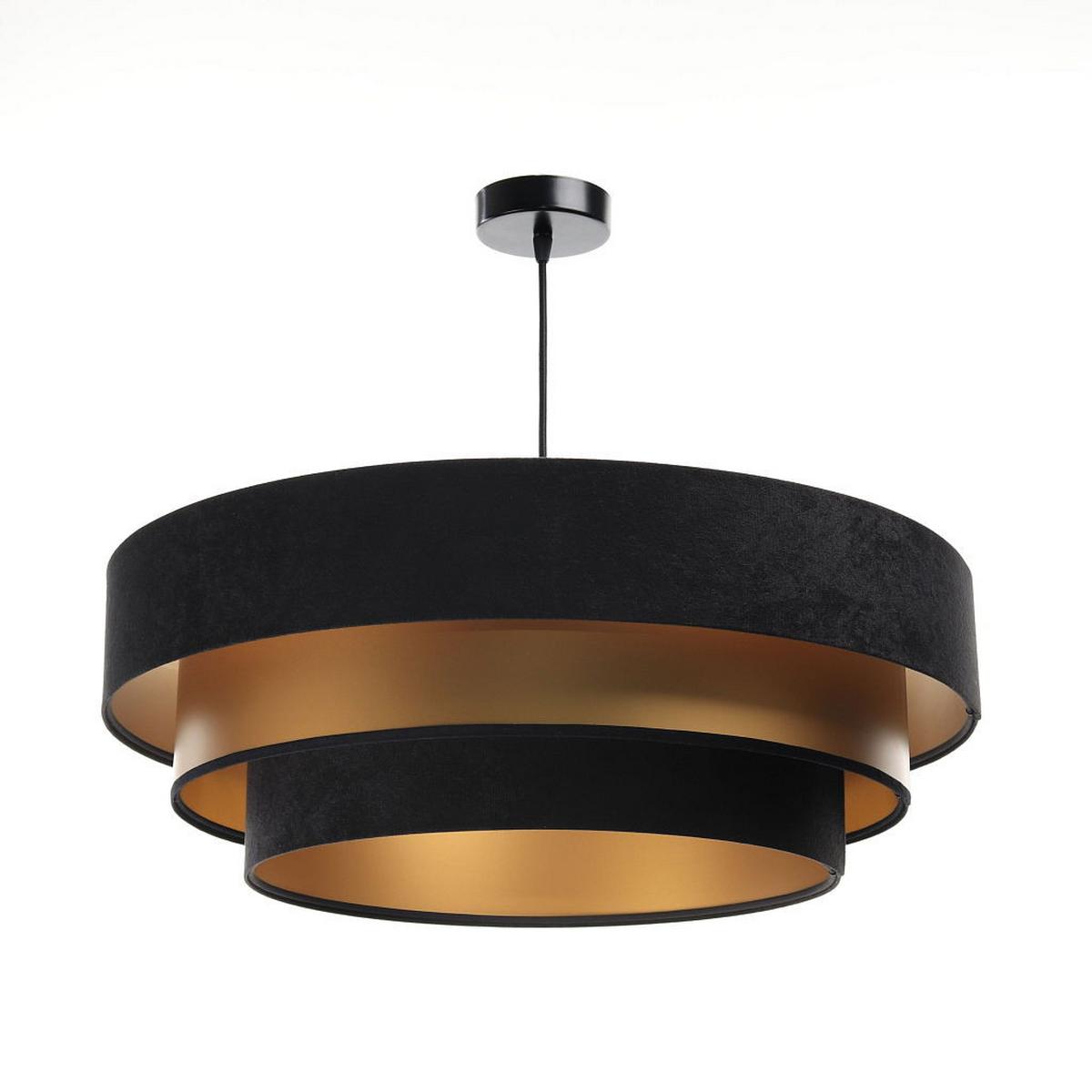 HÄNGELEUCHTE Schwarz 60/20 cm - Schwarz, Kunststoff (60/1/20cm) - ONZENO