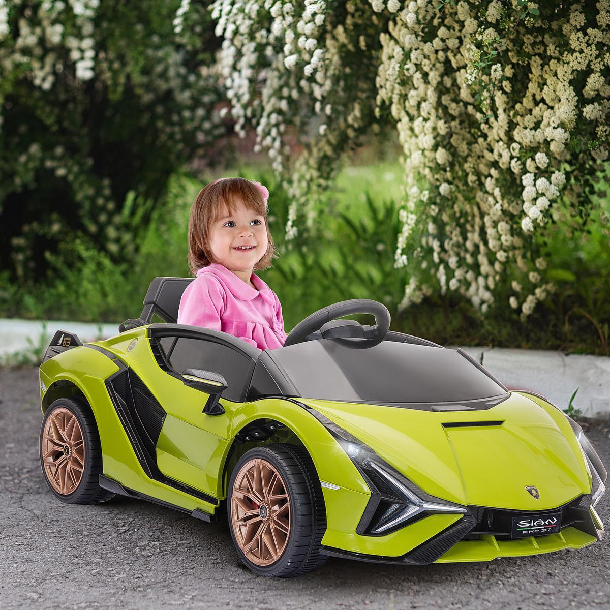 KINDERFAHRZEUG SUV-Auto-Spielzeug mit Fernbedienung Musik Grün - Grün, Metall (108/62/40cm) - HOMCOM