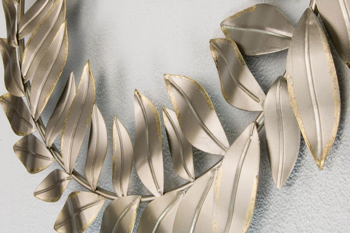WANDDEKO Gold 59/59 cm - Goldfarben, Metall (1/59/3cm) - KUNSTLOFT