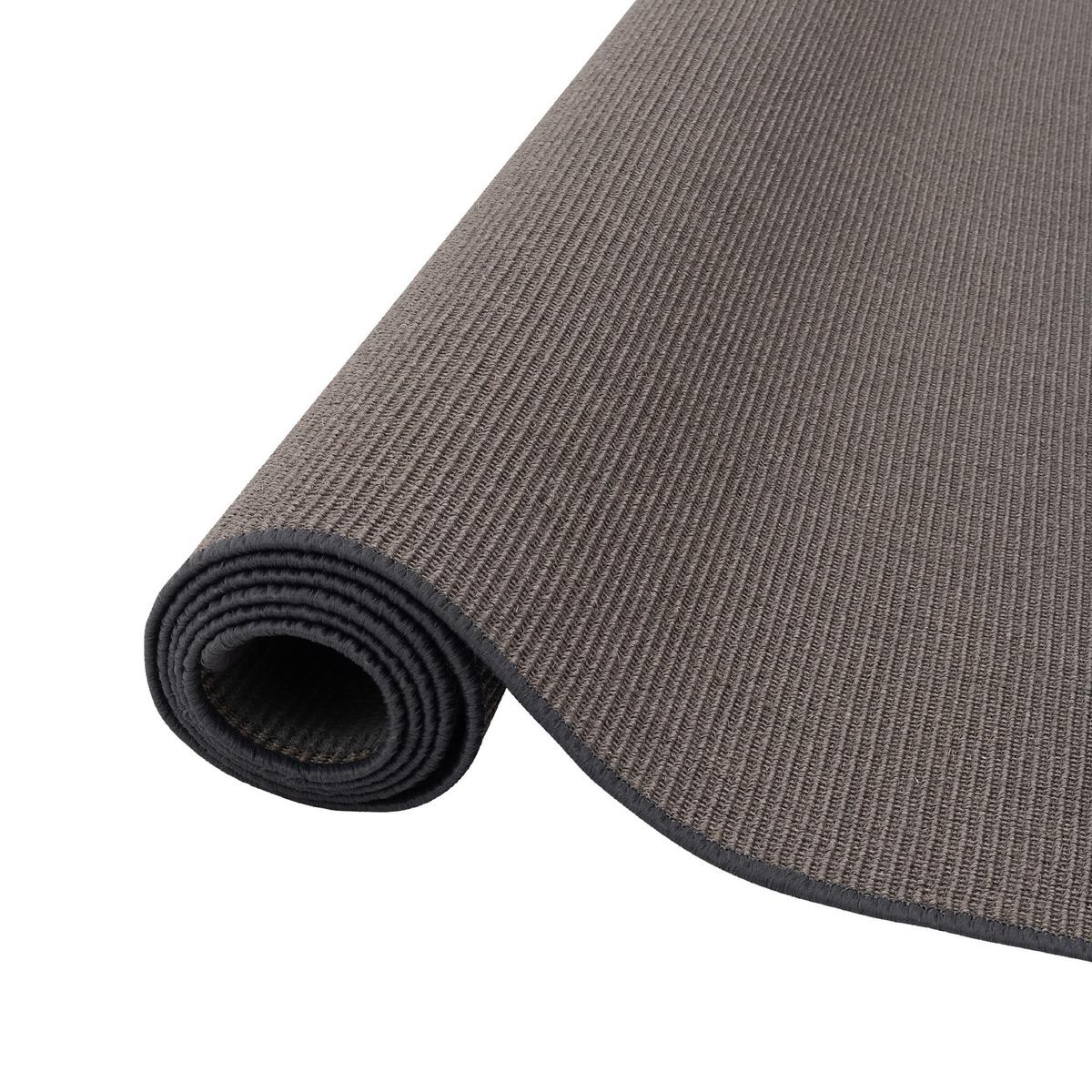 SISAL NATUR TEPPICH KLASSISCH - Anthrazit, Textil (100/300cm) - Snapstyle