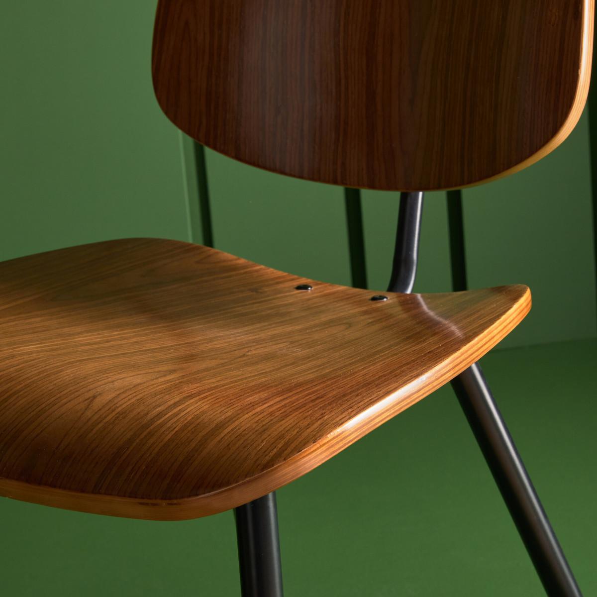 STÜHLE finished Olympia - 6-los - 4/76,5/76,5 cm - Nussbaumfarben, Holz (76.5/76.5/51cm) - Signature