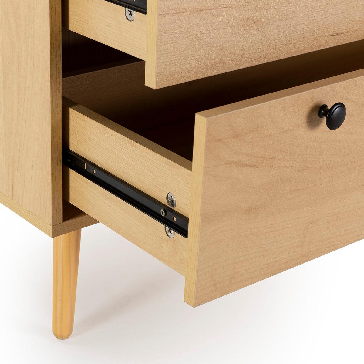 KOMMODE 80/77/39 Bella Eiche - Honigeiche, Holzwerkstoff (80/77/39cm)