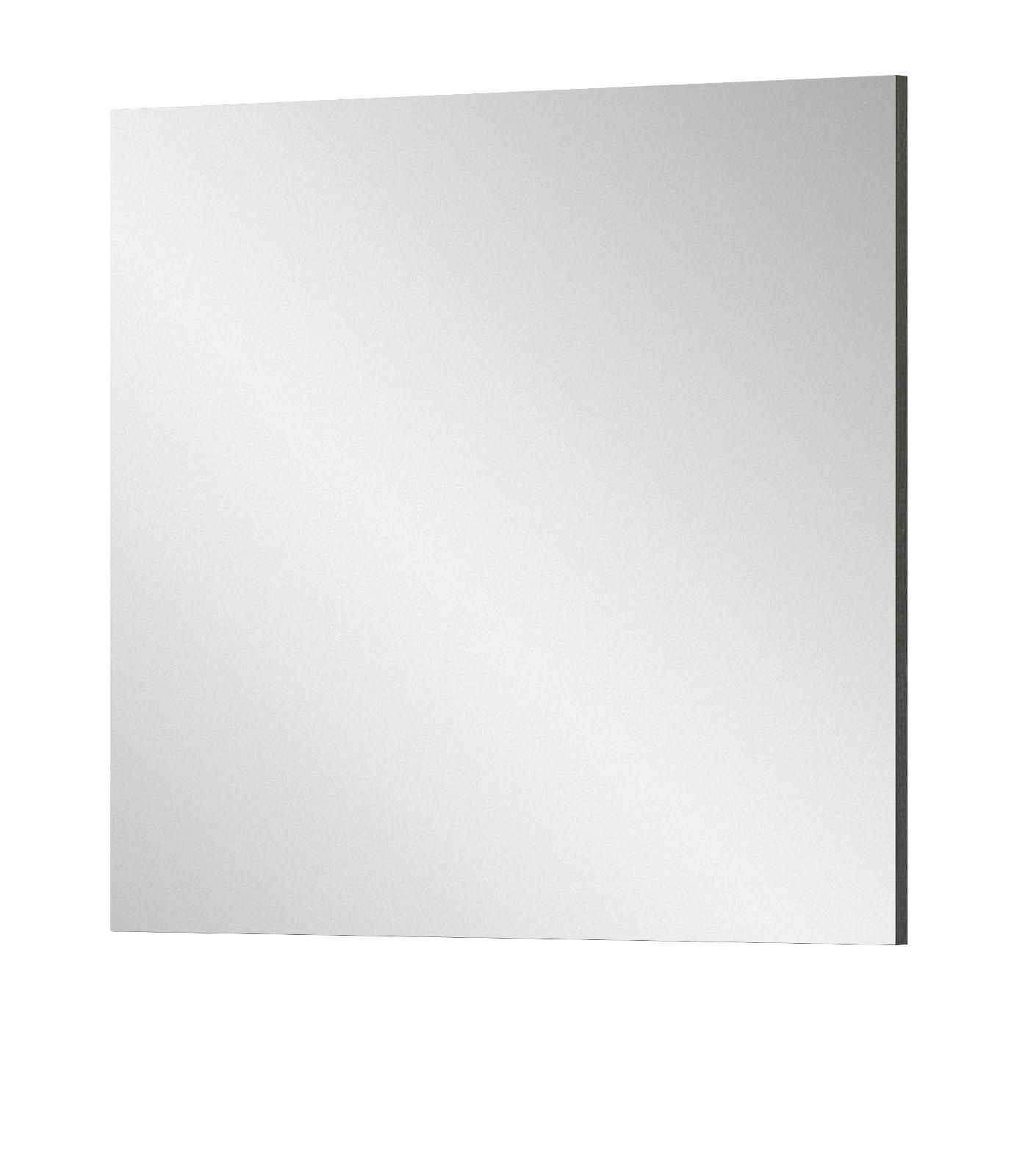 GARDEROBENSPIEGEL grau 80 cm, Wandspiegel rahmenlos, eckig - Grau, Glas/Holzwerkstoff (80/70/2cm) - Inn.Furn